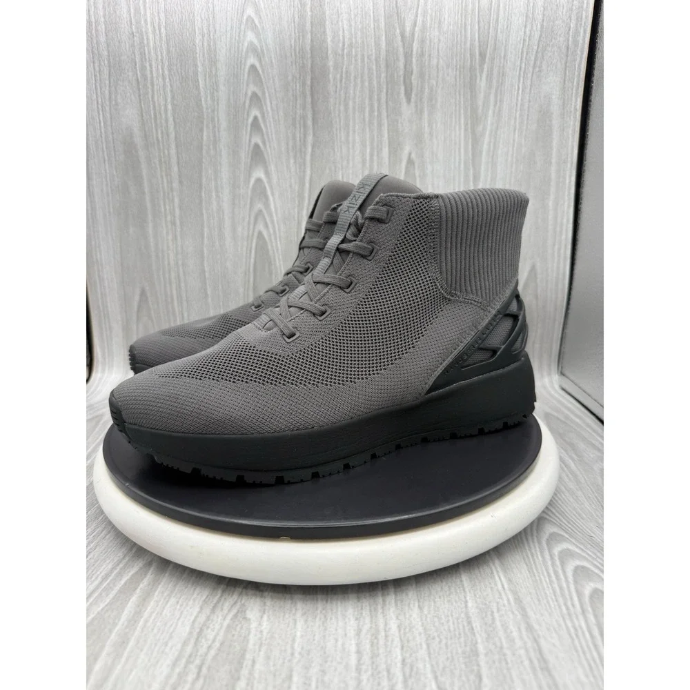 Kizik Suncrest Mens Size 10.5 High-Top Graphite Gray Hands Free Hiking Boots